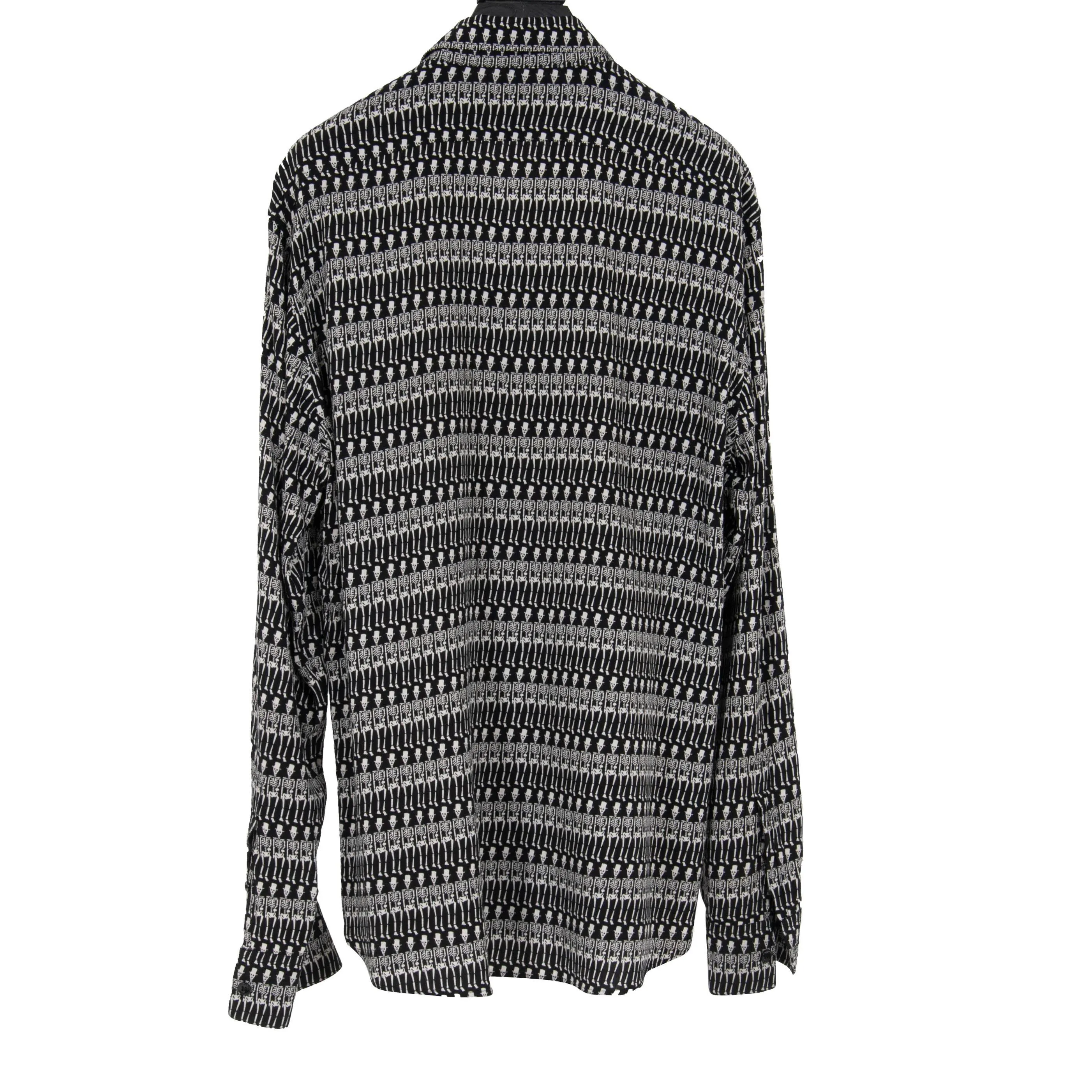 Skeleton Printed Viscose Shirt