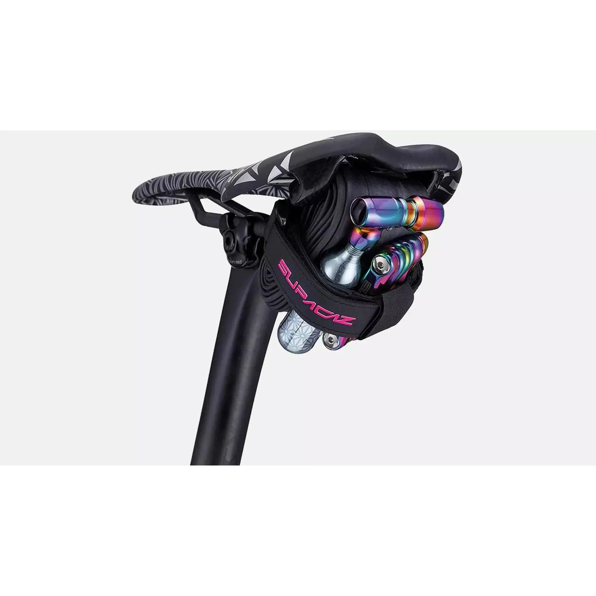 Supacaz Supa Strap - Bicycle Seat or Frame Strap, Gear Stash, Flat Repair Carrier