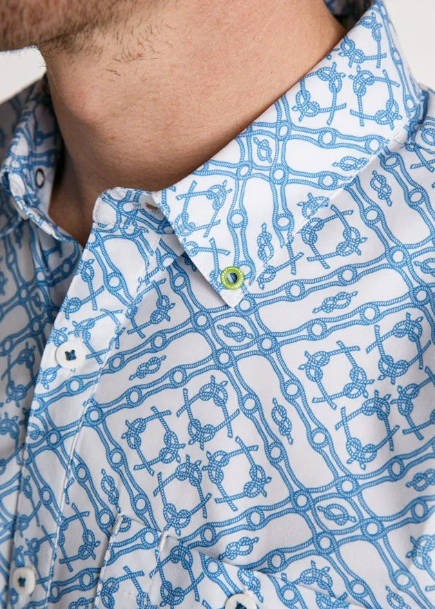 Tie One On Men's Button Down | White
