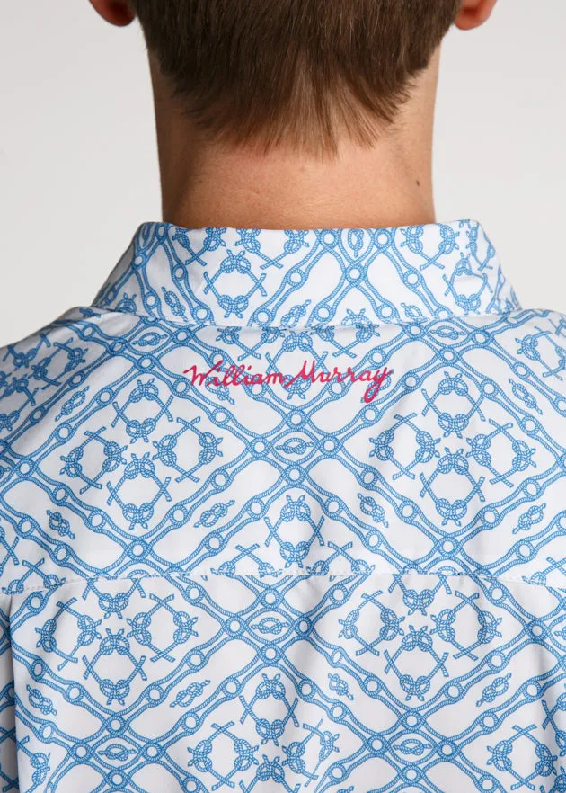 Tie One On Men's Button Down | White