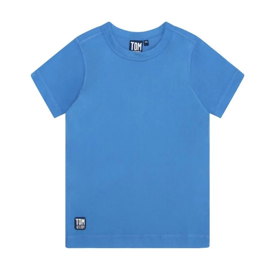 Tom & Teddy Boys Rash Tops Short Sleeves MRBSS-J- Marine Blue