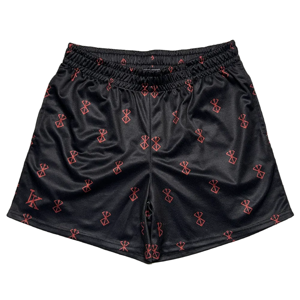 Tormented Red Shorts