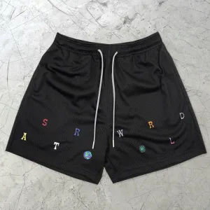 Trendy Printed Casual Street Mesh Shorts