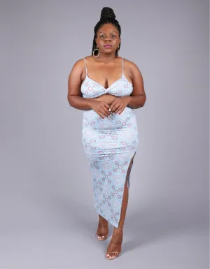 Triangle Bralette - Light Blue